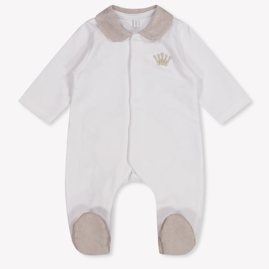 First bebe Chicos Mono corto en Blanco