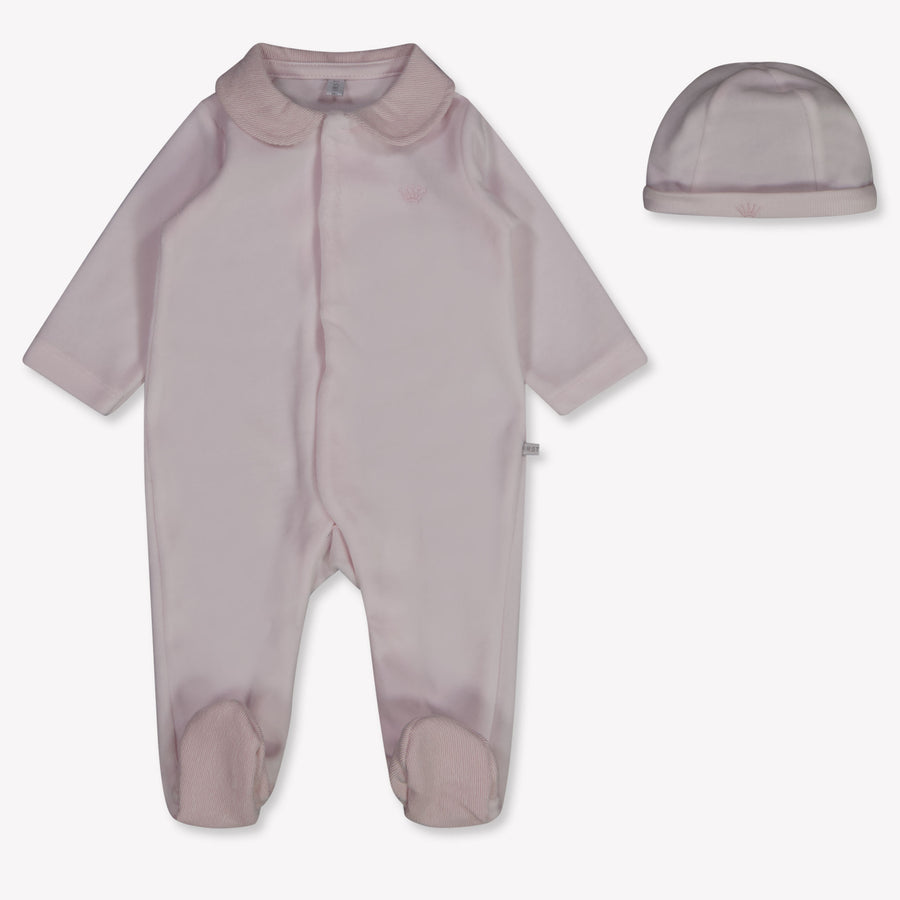 First bebe Unisex Mono corto en Rosa claro