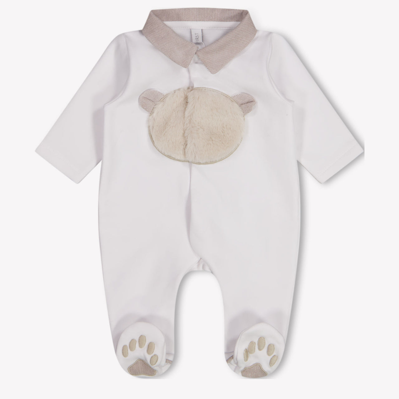 First bebe Unisex Mono corto en Blanco Roto