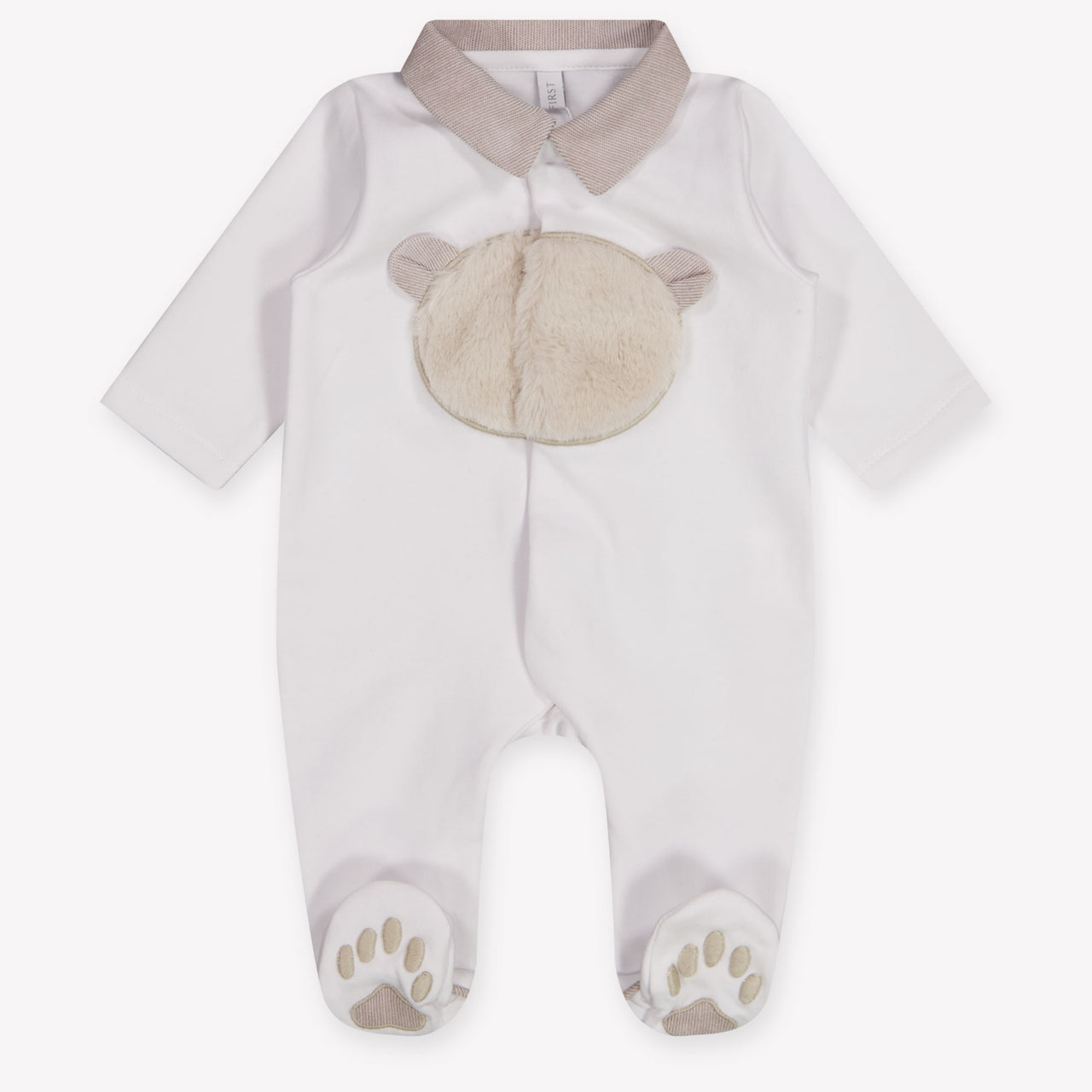 First Bambino Unisex Tutina dentro Off White