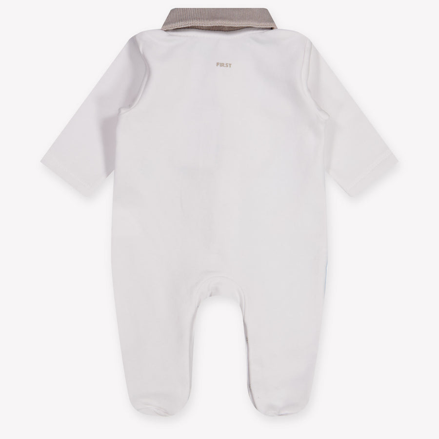 First Bambino Unisex Tutina dentro Off White