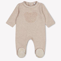 First Bébé Unisexe Combishort dans Beige