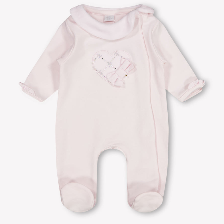 First Bébé Filles Combishort dans Rose Léger
