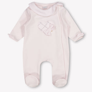 First Bébé Filles Combishort dans Rose Léger