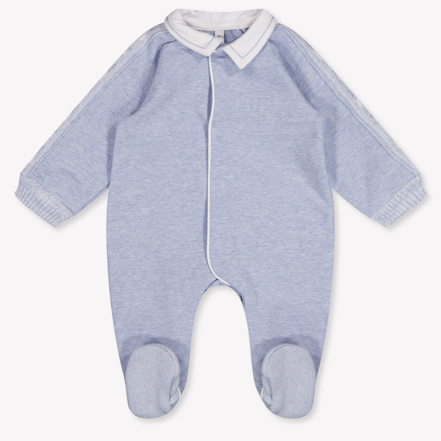 First Bébé Garçons Combishort dans Bleu Clair
