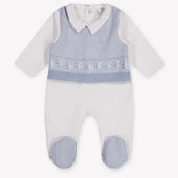 First Bébé Garçons Combishort dans Bleu Clair