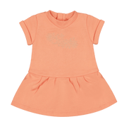 Chloe neonato vesti vestito corallo