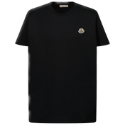 Moncler Kids Unisex T-Shirt Black