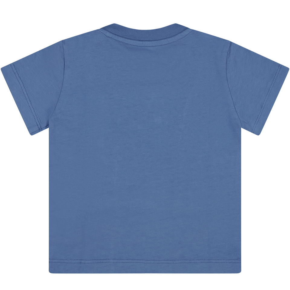 Palm Angels Baby Jongens T-Shirt Blauw