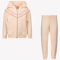 Chloe Bébé Filles Costume de jogging Rose Léger