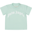 Palm Angels Baby Unisex T-Shirt Mint 3/6