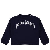 Palm Angels Baby Garoth Sweater Navy