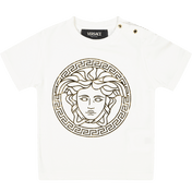 Versace baby unisex t-shirt vit