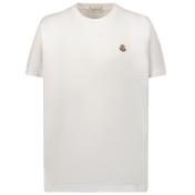 T-shirt unisexe Moncler Kinder White