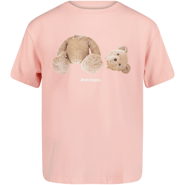 Palm Angels Kinder Meisjes T-Shirt Licht Roze 4Y