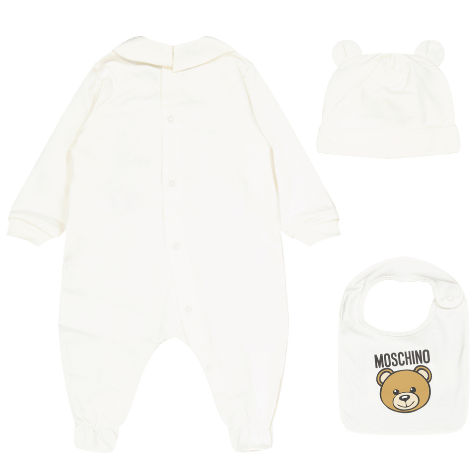 Moschino Baby Unisex Boxpakje Off White