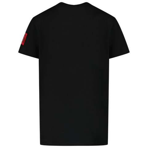 Dsquared2 Kinder Unisex T-Shirt Zwart 4Y