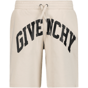 Givenchy niños pantalones cortos beige ligero