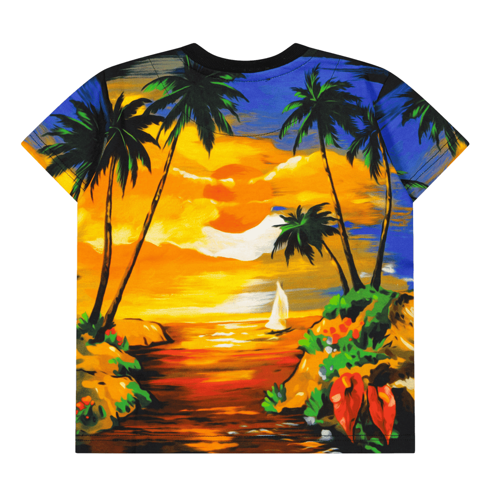 Dolce & Gabbana Baby Jongens T-Shirt Oranje