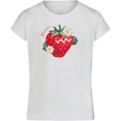 Monnalisa børnepiger t-shirt hvid