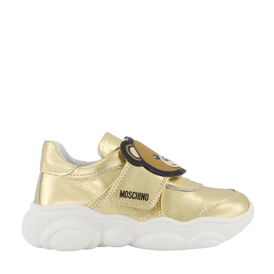 Moschino Kinder Meisjes Sneakers Goud 19