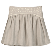Chloe Children's Girls Skirt Light Grey