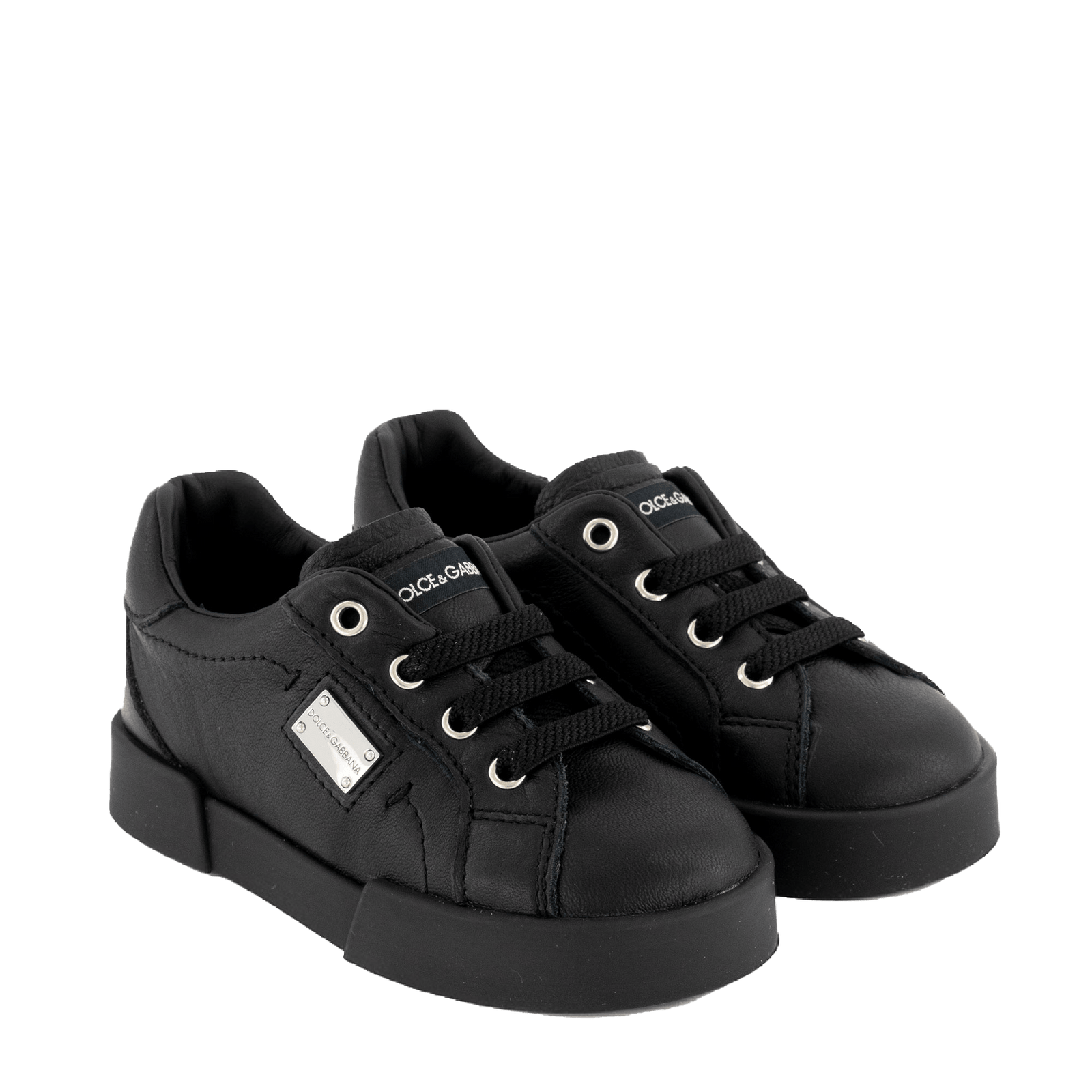 Dolce & Gabbana Kinder Unisex Sneakers Zwart 20