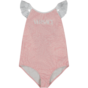 Versace Kinder Meisjes Zwemkleding Licht Roze 4Y
