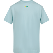 Off-White Kinderjungen T-Shirt Hellblau