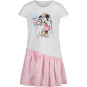 Vestido de niñas para niños de Monennalisa rosa claro