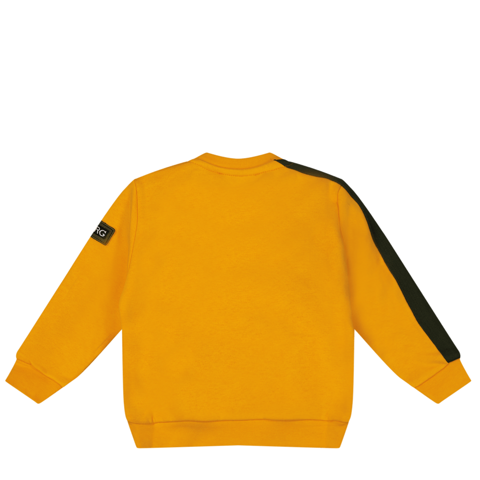 Baby Boys Sweater Orange