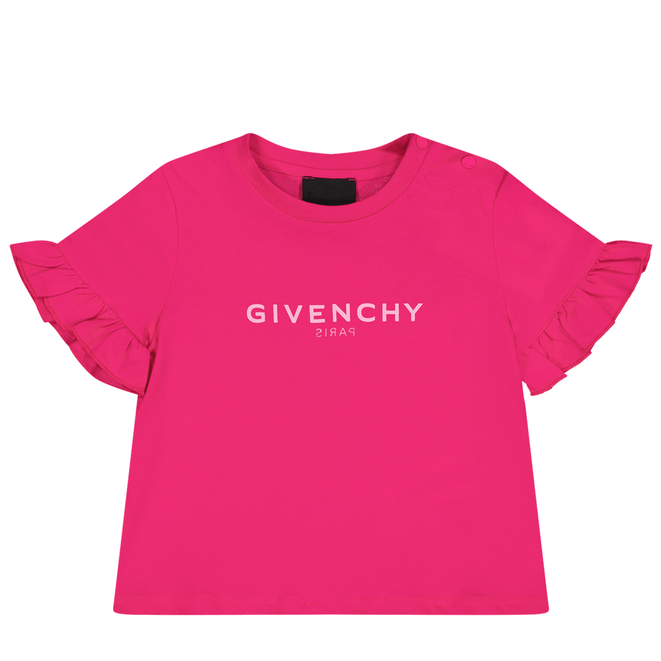 Givenchy Baby Girls T Shirt Fuchsia Superstellar