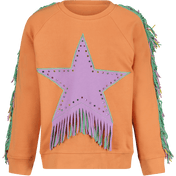Stella McCartney infantil suéter de suéter salmão