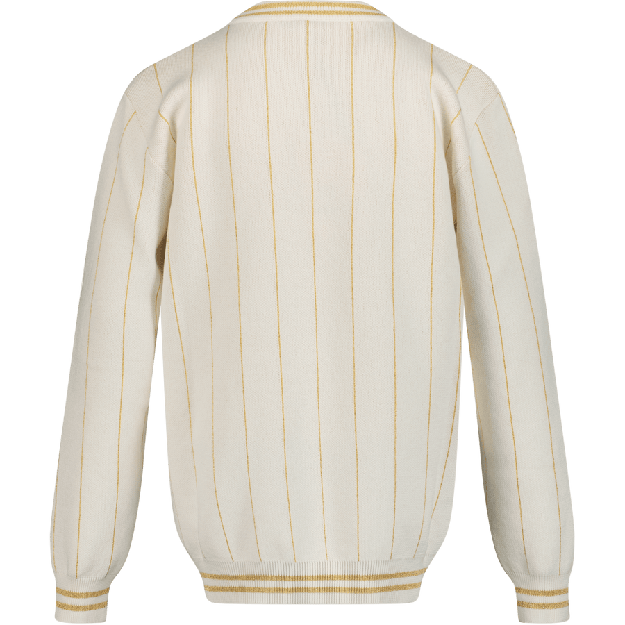 Balmain Kinder Unisex Trui Ecru 6Y