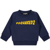 Dsquared2 Baby Unisex Pullover Marineblau