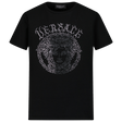 Versace Kinder Meisjes T-Shirt Zwart 4Y