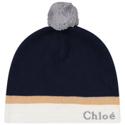 Chloe Childre's Girls Hat Navy