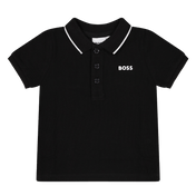 Boss Bébé Garçons Polo Noir
