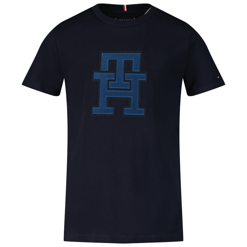 Tommy Hilfiger Kinder Unisex T-Shirt Navy 4Y