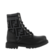 Fendi Kinders Unisex Boots Black