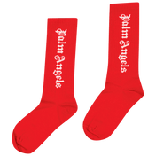 Palm Angels Childre's Boys Sock Red