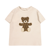 T-shirt unisexe de Fendi Baby Beige léger