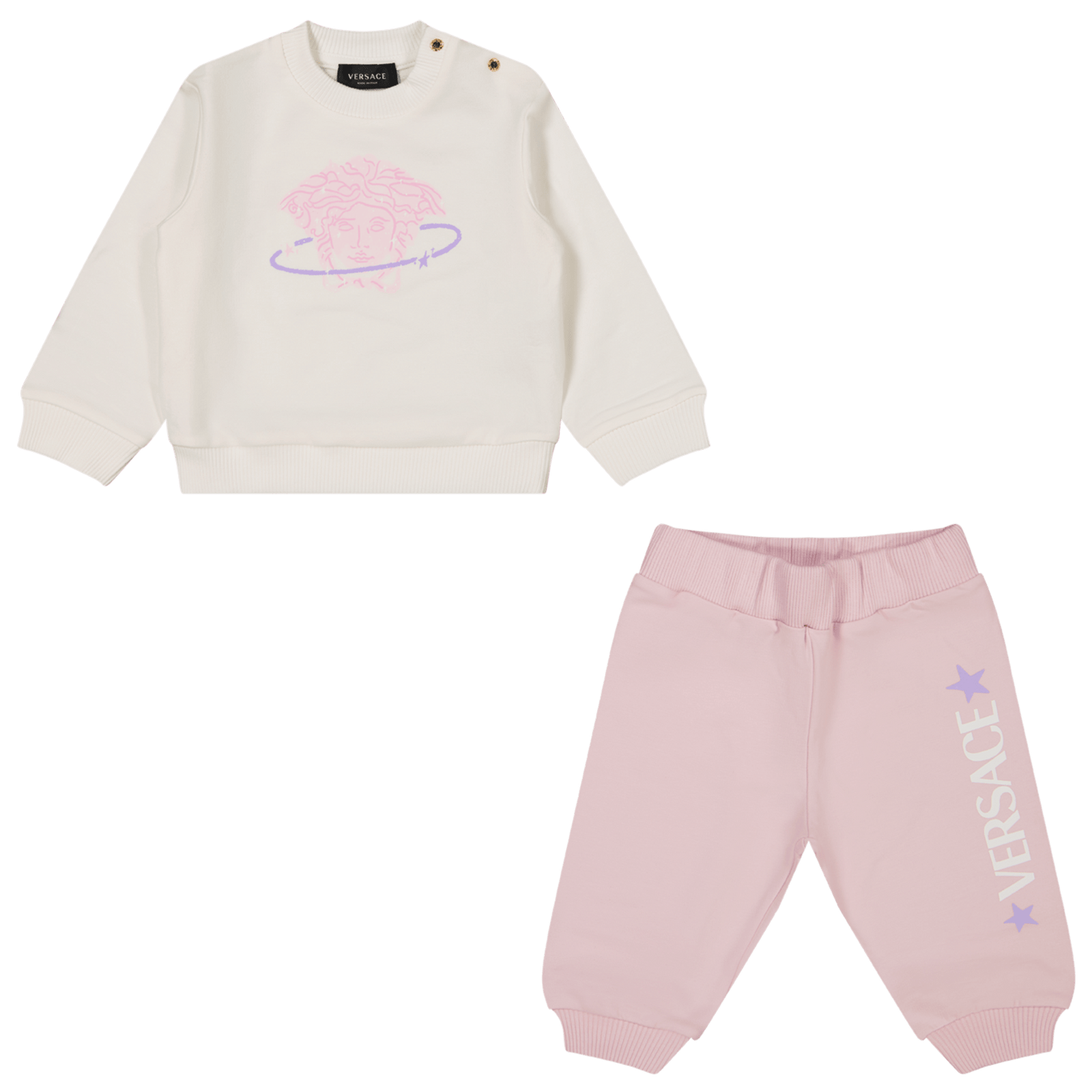 Versace Baby Meisjes Joggingpak Licht Roze 0/3