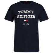 Tommy Hilfiger Kinderjungen T-Shirt Marineblau