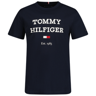 Tommy Hilfiger Kinder Jongens T-Shirt Navy 4Y