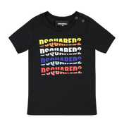 Dsquared2 baby unisex t-skjorte svart