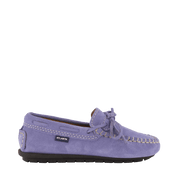 Atlanta Moccassin zapatos para niñas para niños lila