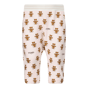 Fendi Baby Meisjes Broek Licht Roze 1mnd