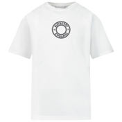 T-shirt unisex Burberry Kinder White