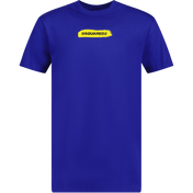 T-shirt per ragazzi per bambini DSquared2 Blu cobalto